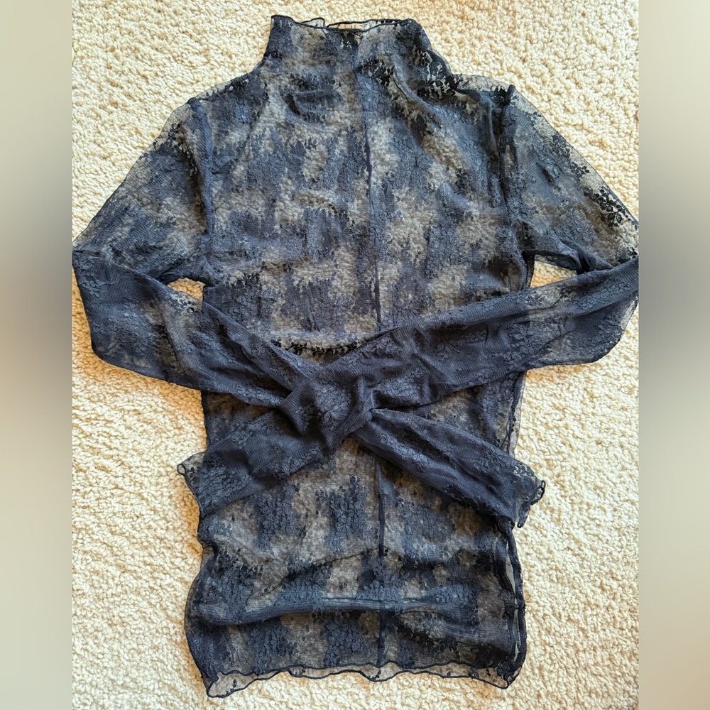 Free People Black Lady Lux Layering Top